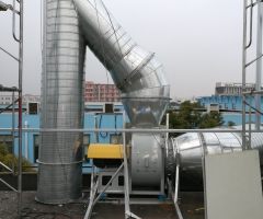 Spraying project of a processing plant in Shanghai